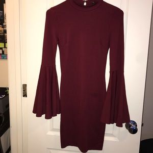 Burgundy formal dress